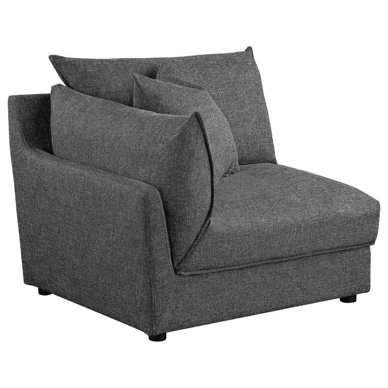 Coaster Furniture Sasha 551681-SET 6 pc Upholstered Modular Sectional - Barely Black IMAGE 9