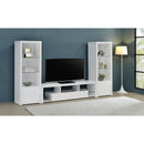 Coaster Furniture Jude 704251-SET 3-Piece Entertainment Center with 71" TV Stand - White High Gloss IMAGE 13
