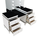 Coaster Furniture Talei 930244 6-Drawer Vanity Set with Lighting - Black and White IMAGE 11