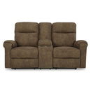 Signature Design by Ashley Edenwold 1380594 Double Reclining Loveseat with Console IMAGE 3