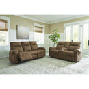 Signature Design by Ashley Edenwold 1380594 Double Reclining Loveseat with Console IMAGE 9