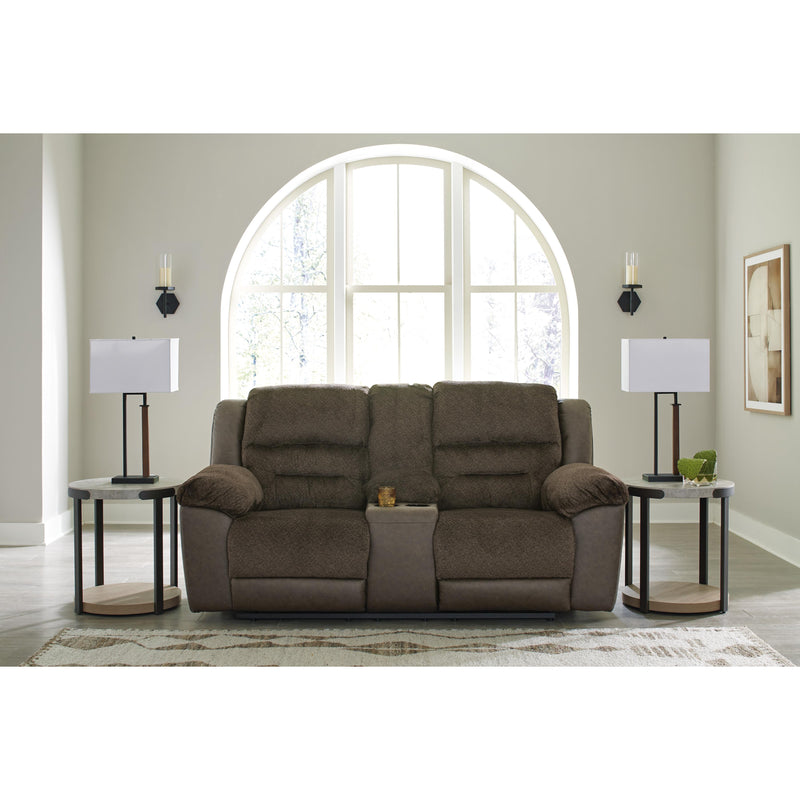 Benchcraft Dorman 9460894 Double Reclining Loveseat with Console IMAGE 5