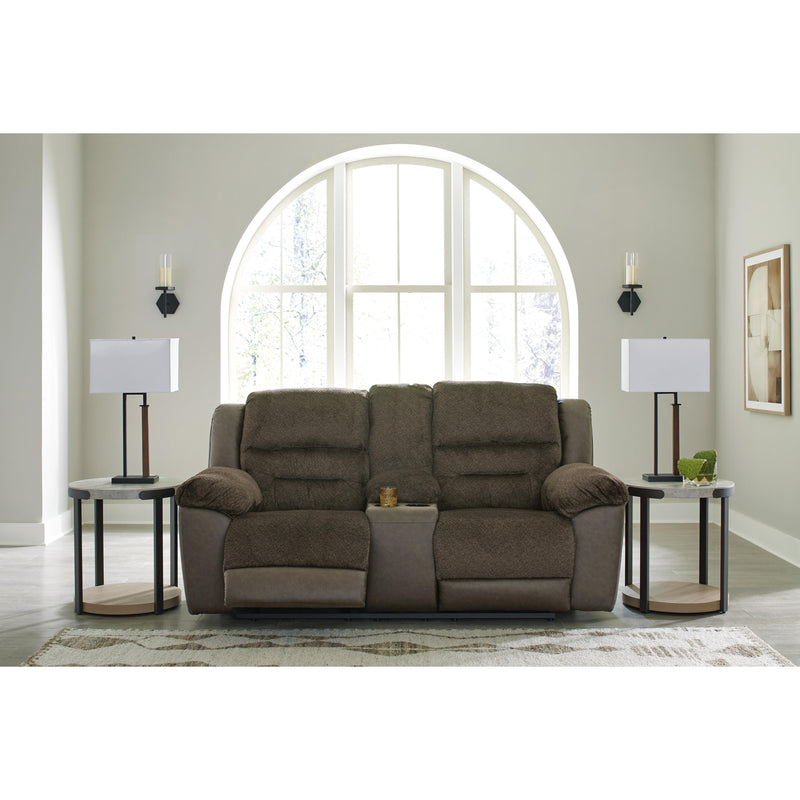 Benchcraft Dorman 9460894 Double Reclining Loveseat with Console IMAGE 7