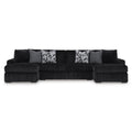 Signature Design by Ashley Midnight-Madness 98103S5 3 pc Sectional with Chaise IMAGE 1
