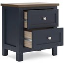 Signature Design by Ashley Landocken B414-92 Two Drawer Night Stand IMAGE 2