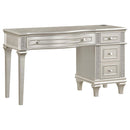 Coaster Furniture Evangeline 223397-SET 4-drawer Vanity Set with Stool - Silver Oak IMAGE 4