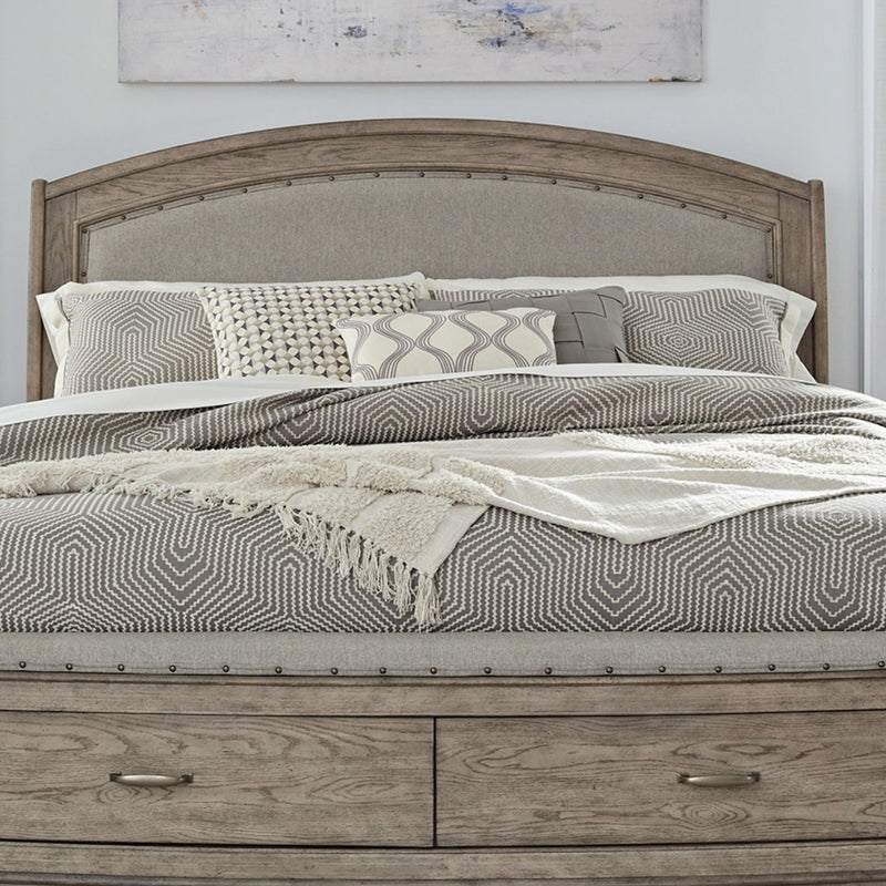 Queen Uph Storage Bed  SKU: 805-BR-QUS