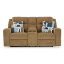 Signature Design by Ashley Kanlow 3860594 Double Reclining Loveseat with Console IMAGE 3