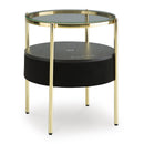 Signature Design by Ashley Nedman A4000669 Accent Table with Speaker IMAGE 1