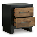 Benchcraft Kraeburn B496-92 Two Drawer Night Stand IMAGE 2