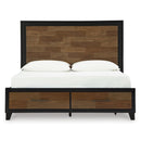 Benchcraft Kraeburn B496B6 Queen Panel Storage Bed IMAGE 3