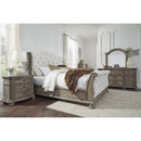 Signature Design by Ashley Ardenfield B944B4 King Upholstered Sleigh Bed IMAGE 7