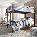 Signature Design by Ashley Dinsmore B106B9 Twin over Twin Bunk Bed and 2 Mattresses IMAGE 3