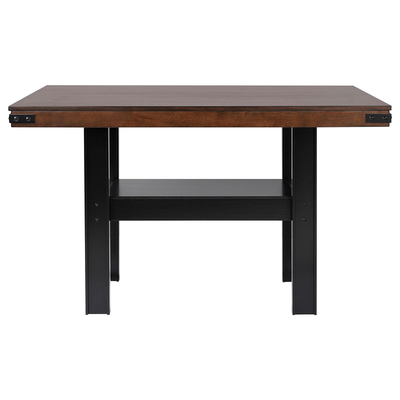 Coaster Furniture Patterson 108888 60-inch Counter Height Dining Table - Mango Oak IMAGE 3