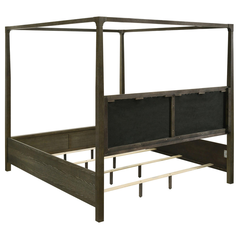 Coaster Furniture Gran Park 224931KE Eastern King Canopy Bed - Dark Cocoa IMAGE 4
