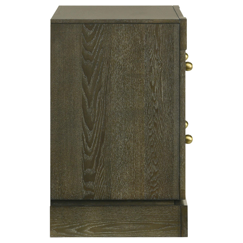 Coaster Furniture Gran Park 224932 2-Drawer Nightstand Bedside Table - Dark Cocoa IMAGE 9