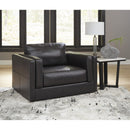 Signature Design by Ashley Amiata 57405U3 Oversized Chair and Ottoman IMAGE 2