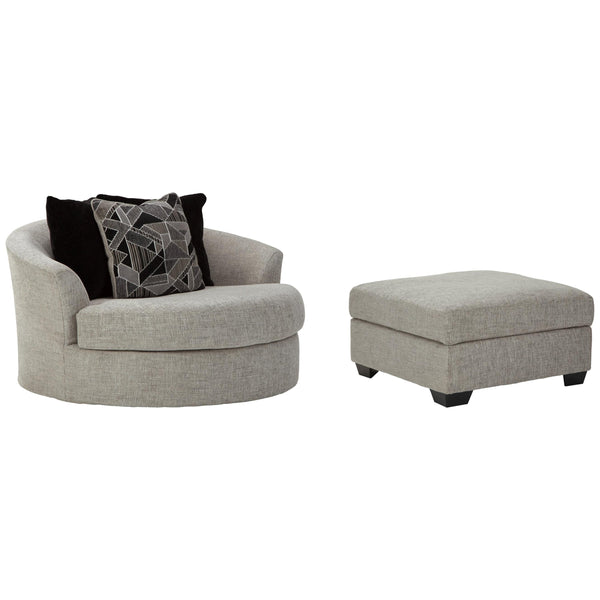 Benchcraft Megginson 96006U1 Oversized Chair and Ottoman IMAGE 1
