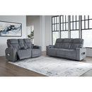 Signature Design by Ashley Studio Cave PC4980218 Power Reclining Loveseat with Console and Adjustable Headrest IMAGE 17