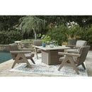 Signature Design by Ashley Cliff Trails PCP690-772 Square Fire Pit Table IMAGE 16