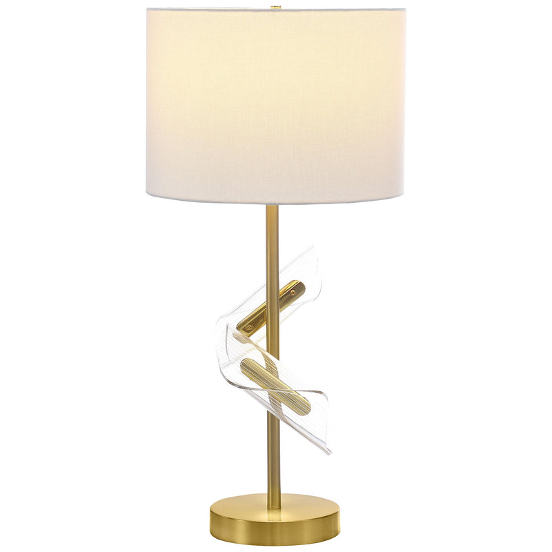 Coaster Furniture Kingsley 920238 30-inch Drum Shade Table Lamp - Gold IMAGE 2