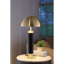 Coaster Furniture Conroe 920229 28-inch Dome Shade Pillar Table Lamp - Black IMAGE 2