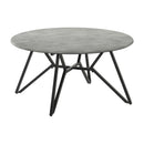 Coaster Furniture Hadi 73617 Occasional Table Set - Cement/Gunmetal IMAGE 3