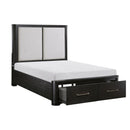 Homelegance Gilbert 1381-1* Queen Platform Bed with Footboard Storage IMAGE 7