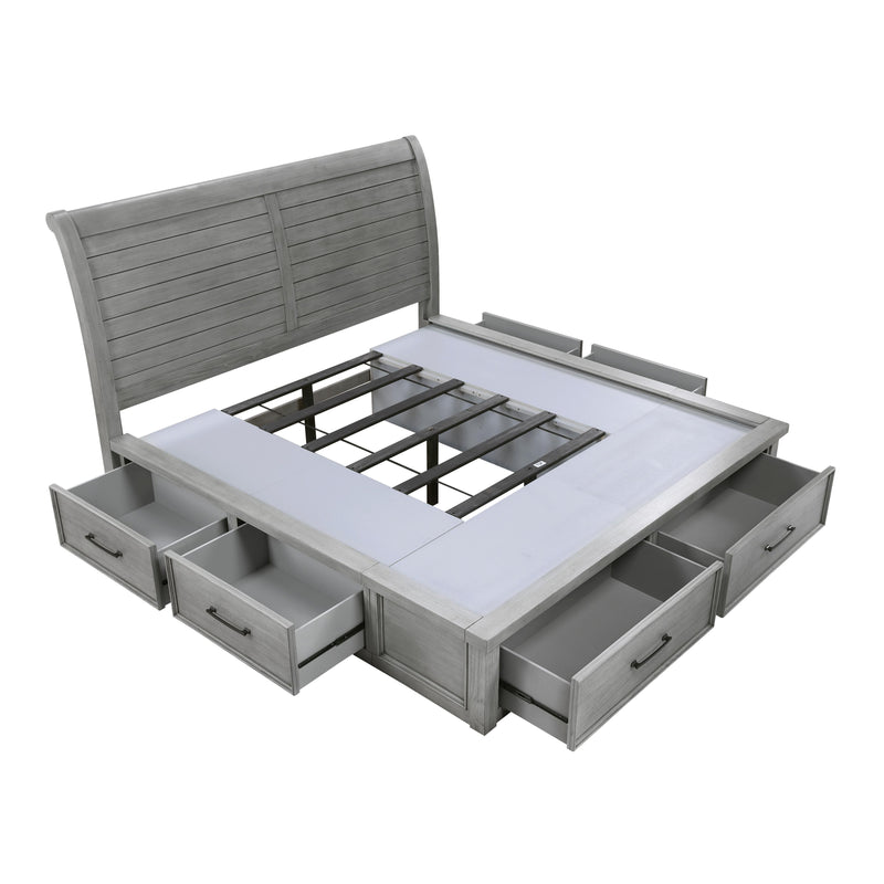 Homelegance Logandale 1559DGK-1EK* Eastern King Platform Bed with Footboard Storage IMAGE 10