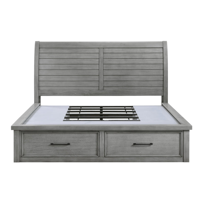Homelegance Logandale 1559DGK-1EK* Eastern King Platform Bed with Footboard Storage IMAGE 2
