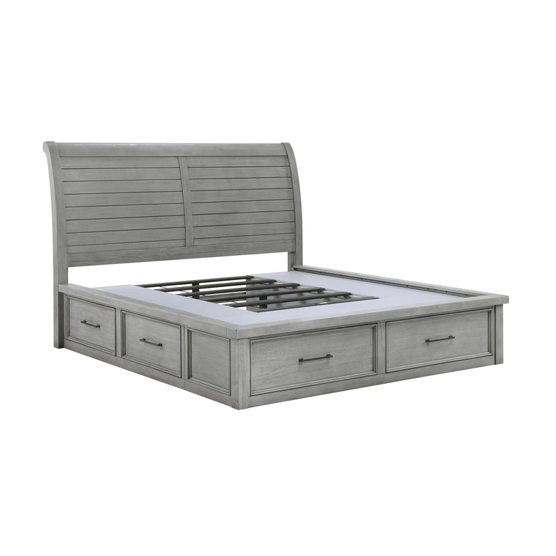 Homelegance Logandale 1559DGK-1EK* Eastern King Platform Bed with Footboard Storage IMAGE 4