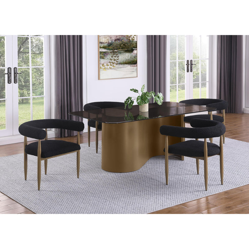 Coaster Furniture Edson 105761 72-inch Rectangular Glass Top Dining Table - Bronze IMAGE 8