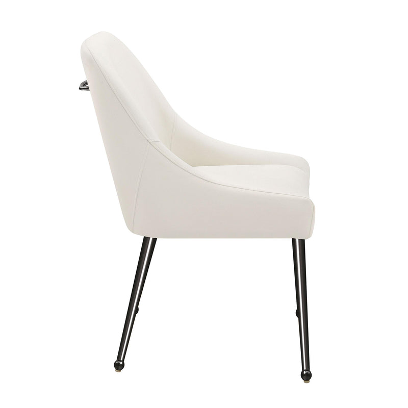 Coaster Furniture Mayette 107802 Upholstered Dining Side Chair - Ivory IMAGE 7