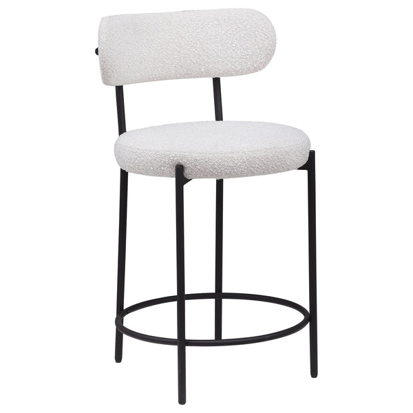 Coaster Furniture Viola 108188 Boucle Upholstered Counter Chair - Cream IMAGE 1