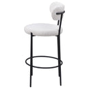 Coaster Furniture Viola 108189 Boucle Upholstered Bar Chair - Cream IMAGE 5