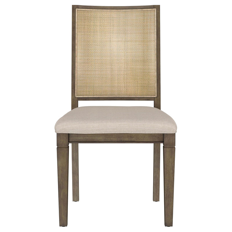 Coaster Furniture Matisse 108312 Woven Rattan Back Dining Side Chair - Brown IMAGE 3
