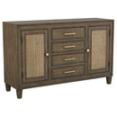 Coaster Furniture Matisse 108315 4-Drawer Sideboard Buffet Cabinet - Light Brown IMAGE 1