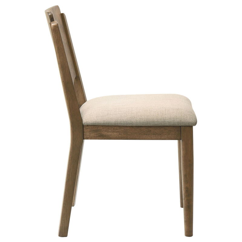Coaster Furniture Crestmore 108572 Dining Chair - Upholstered Seat Walnut IMAGE 8