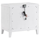 Coaster Furniture Marielle 224842 2-Drawer Nightstand Bedside Table - Distressed White IMAGE 6