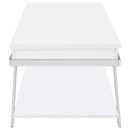 Coaster Furniture Marcia 708158 Rectangular Lift Top Coffee Table - White High Gloss IMAGE 7