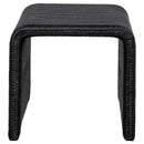 Coaster Furniture Cahya 708517 Woven Rattan Square End Table - Black IMAGE 3