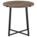 Coaster Furniture Marcus 710297 Round Engineered Wood Side End Table - Light Brown IMAGE 3