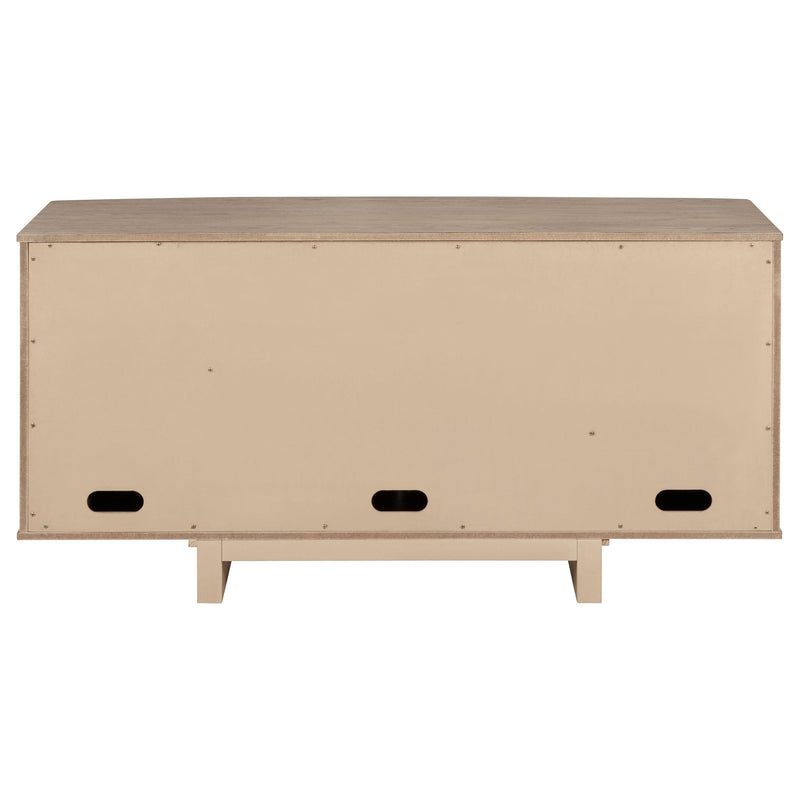 Coaster Furniture Kailani 109385 4-Door Cane Sideboard Buffet Cabinet - Beige Oak IMAGE 8