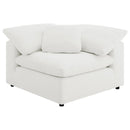 Coaster Furniture Raleigh 551751-SETB 5 pc Boucle Upholstered Modular Sectional - Ivory IMAGE 12