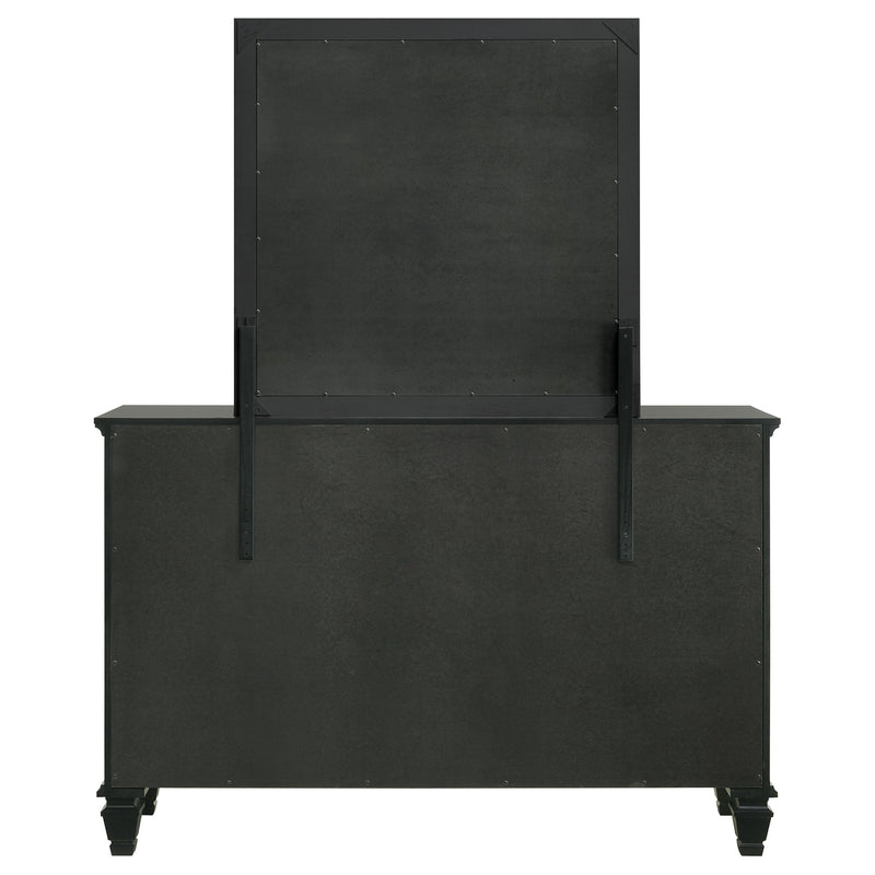 Coaster Furniture Sandy Beach 201323M 11-Drawer Dresser with Mirror - Black IMAGE 7