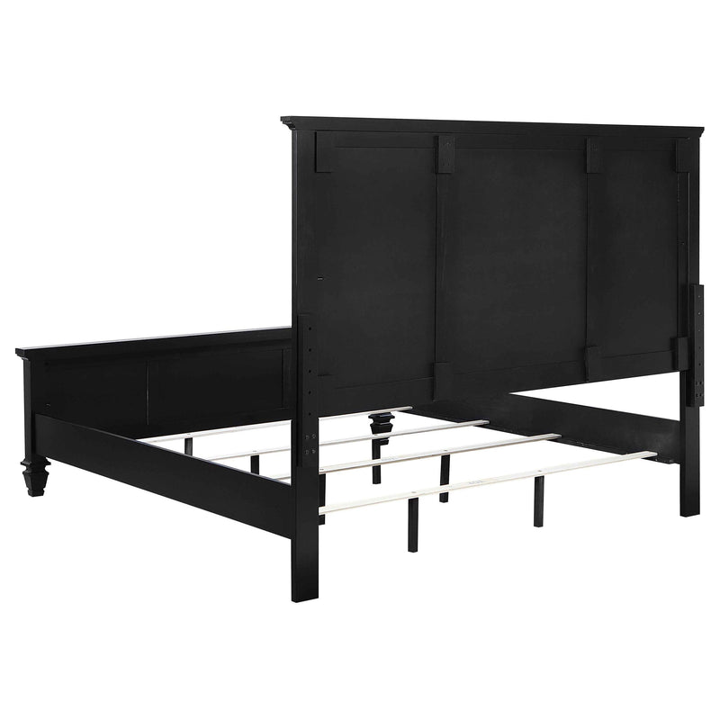 Coaster Furniture Sandy Beach 201321KWN 63-inch California King Wood Panel Bed - Black IMAGE 5