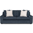 Franklin Indigo Stationary Fabric Sofa 814-40 3415-40 IMAGE 2