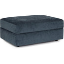 Franklin Indigo Fabric Storage Ottoman 814-18 3415-40 IMAGE 1