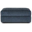 Franklin Indigo Fabric Storage Ottoman 814-18 3415-40 IMAGE 2