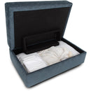 Franklin Indigo Fabric Storage Ottoman 814-18 3415-40 IMAGE 4